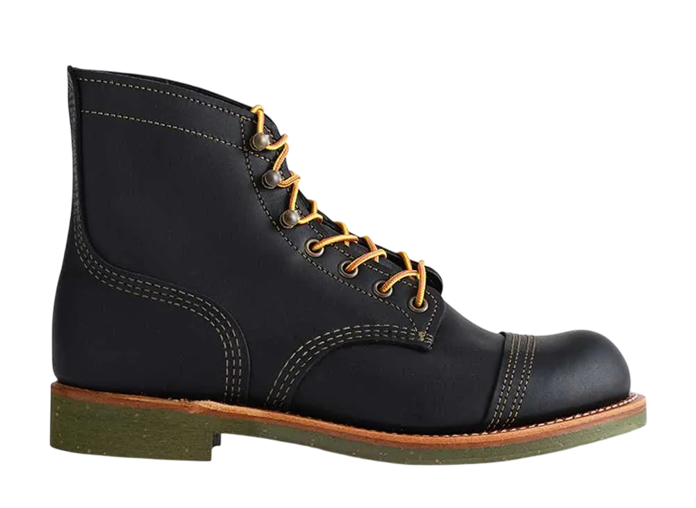 RED WING Iron Ranger W Green Sole "Black"