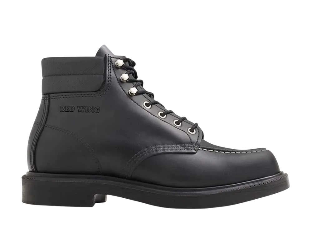 レッドウィング スーパーソール 6インチ モック "ブラック"