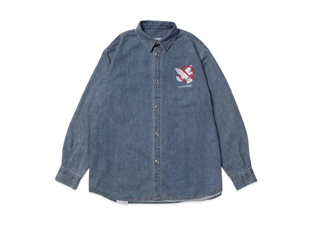 VAULTROOM Peaceful Denim Shirt Jacket "Wash Blue"