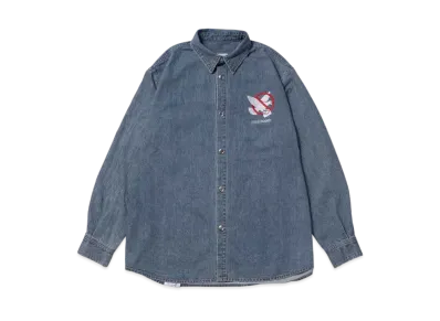 VAULTROOM Peaceful Denim Shirt Jacket "Wash Blue"
