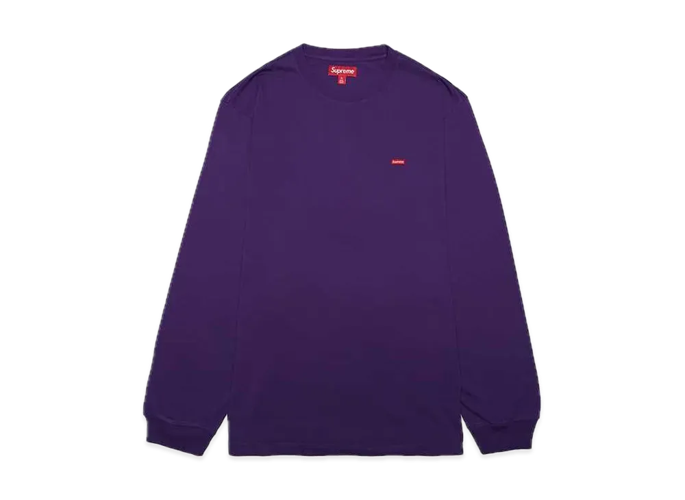 即完売品 supreme Small Box L/S Tee Purple 紫 2025年最新】supreme small box l/s tee 