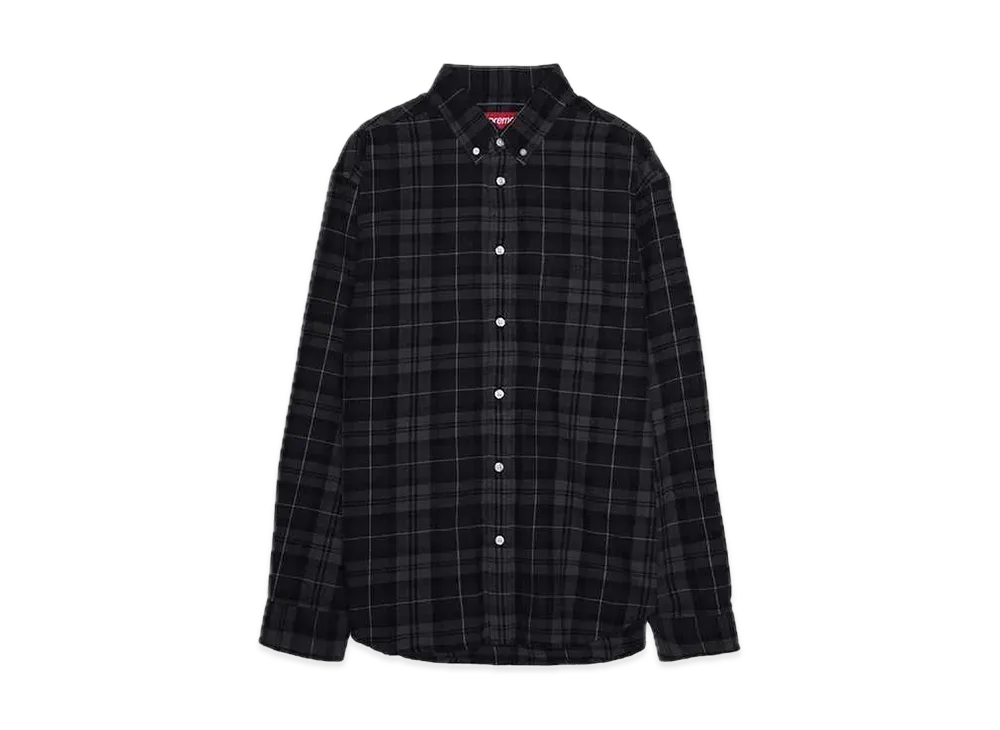 Supreme Plaid Flannel Shirt "Black" (24FW)