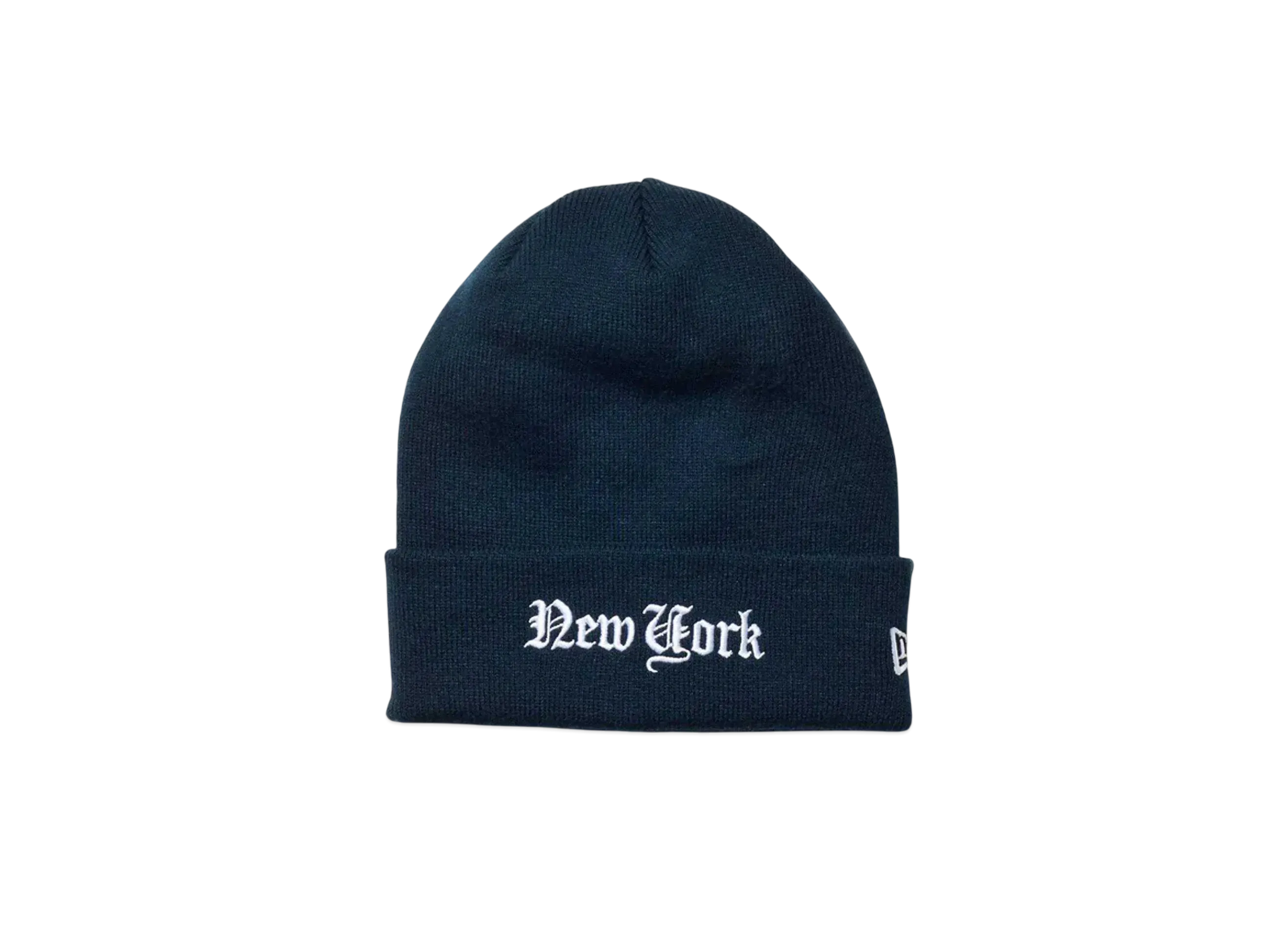 NEW ERA Basic Cuff Knit Old English New York "Navy"