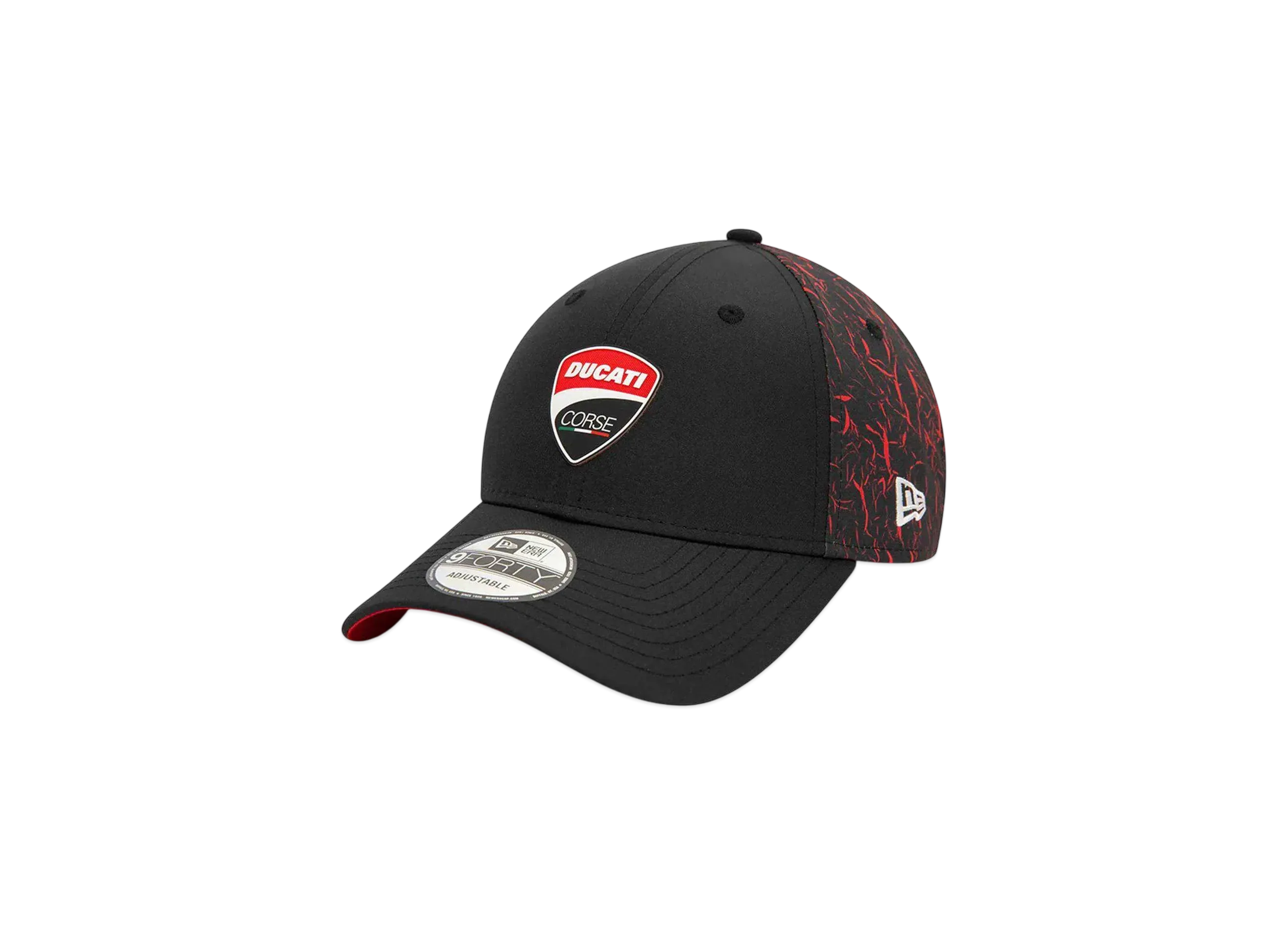 NEW ERA 9Forty Motorcycle Collection DUCATI Crinkle 2-Tone "Black"