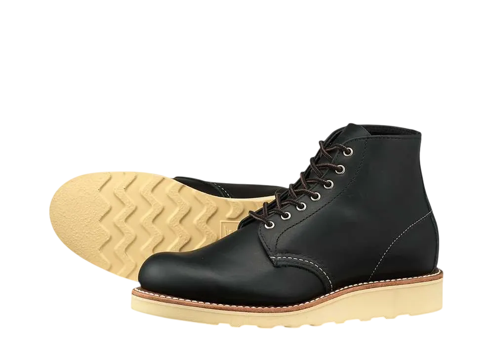 レッドウィング ウィメンズ 6インチ クラシックラウンド "ブラック"