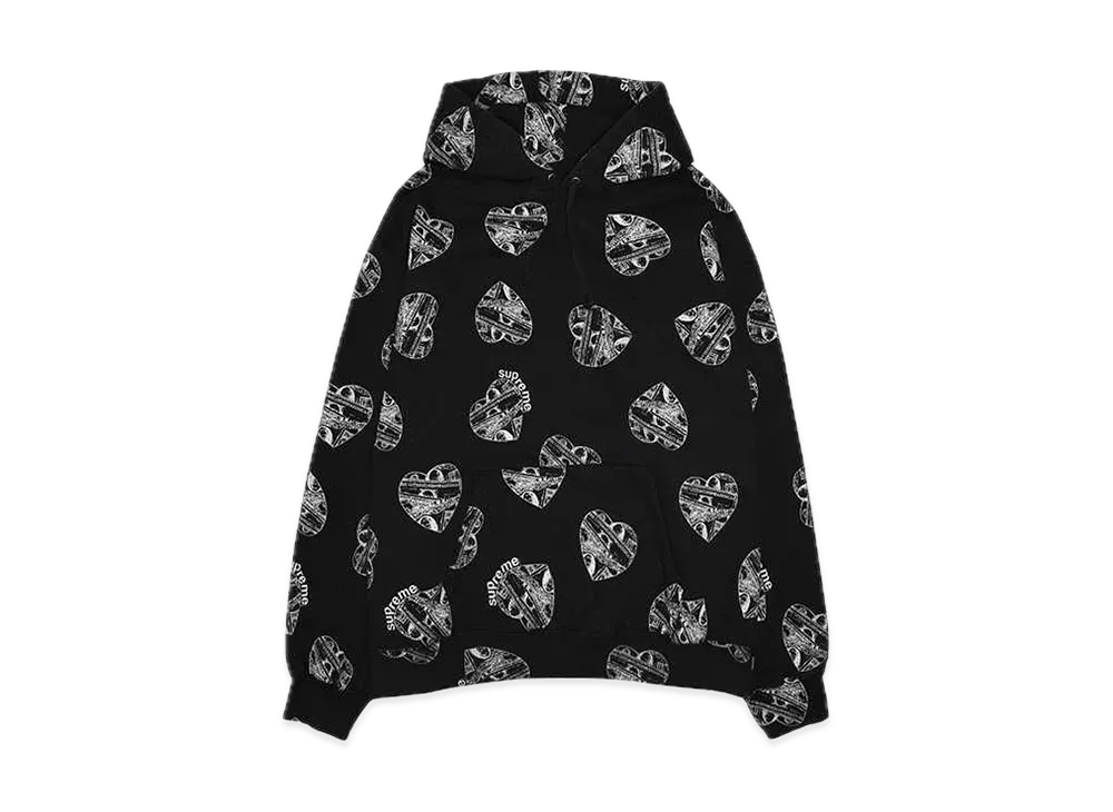 Supreme Love Cash Hooded Sweatshirt "Black"