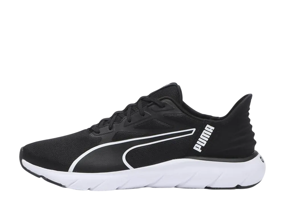 プーマ ソフトライドフレックス FS イーズイン ワイド "ブラック/ホワイト"