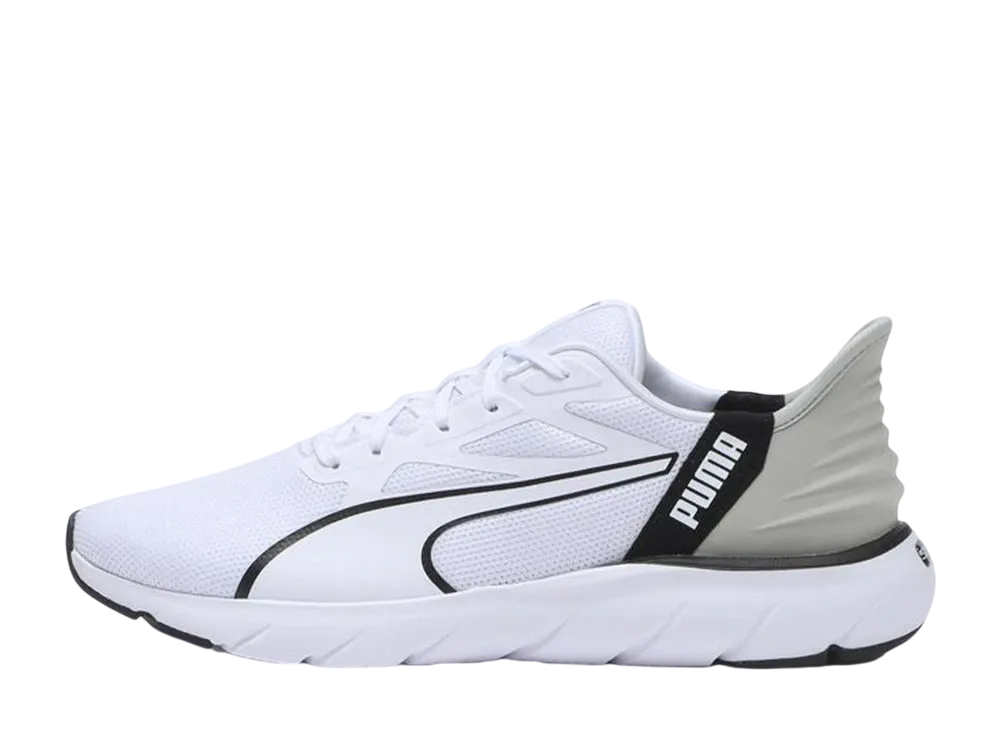 プーマ ソフトライドフレックス FS イーズイン ワイド "ホワイト/ブラック"