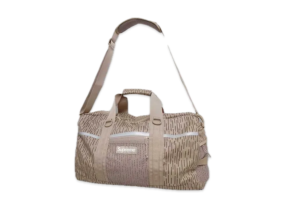 Supreme Duffle Bag "Tan Raindrop"