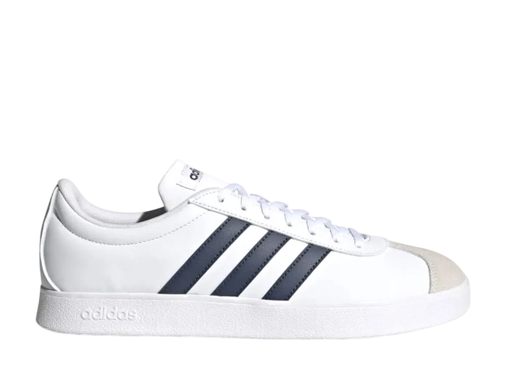 アディダス VL コートベース "クラウドホワイト/シャドウネイビー/グレーワン"