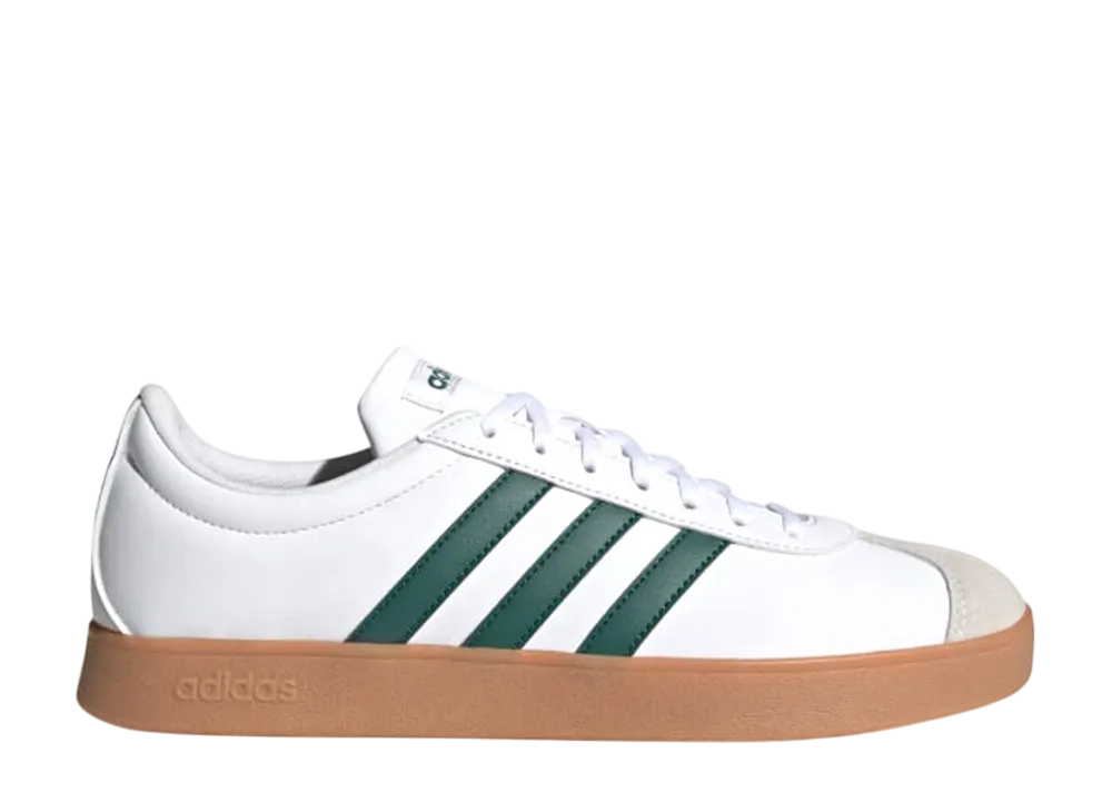 アディダス VL コートベース "クラウドホワイト/カレッジグリーン/グレーワン"