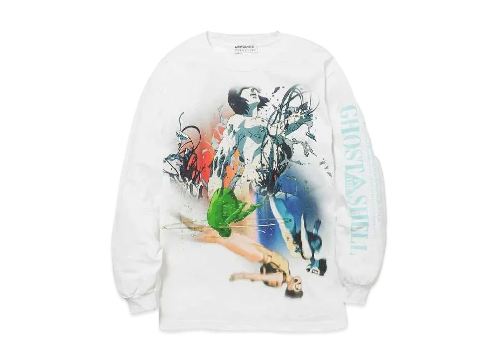 GHOST IN THE SHELL/攻殻機動隊 x F-LAGSTUF-F "MULTI "LS TEE "WHITE"