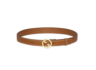 GUCCI Blondie Belt "Brown"