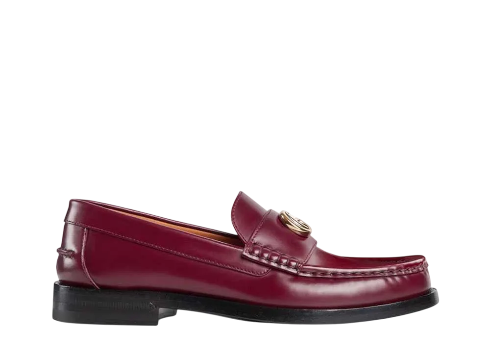 GUCCI Women's Double G Loafer "Rosso Ancola"