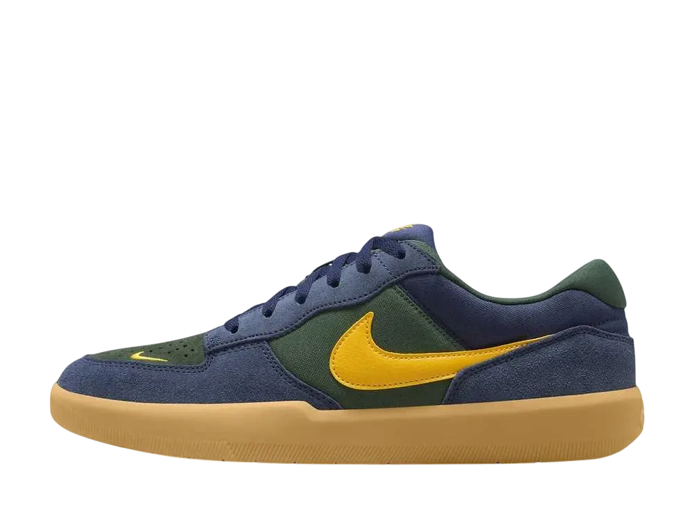 Nike SB Force 58 "Midnight Navy/Fir/Gum Light Brown/University Gold"