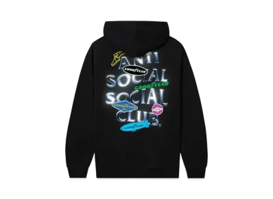 ANTI SOCIAL SOCIAL CLUB x Goodyear Polished Hoodie "Black"