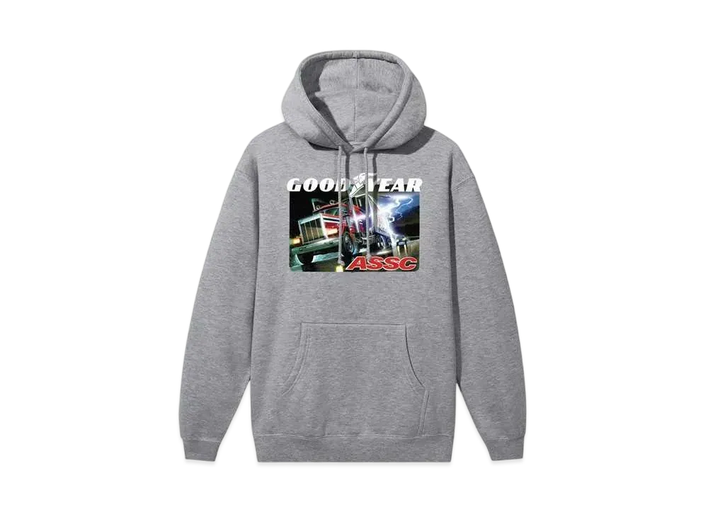 ANTI SOCIAL SOCIAL CLUB x Goodyear Storm Chaser Hoodie "Gunmetal Heather"