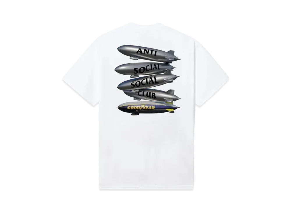 ANTI SOCIAL SOCIAL CLUB x Goodyear Blimp Stack Tee "White"