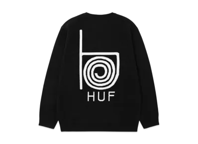HUF Winter 24 Modal Sweater "Black"