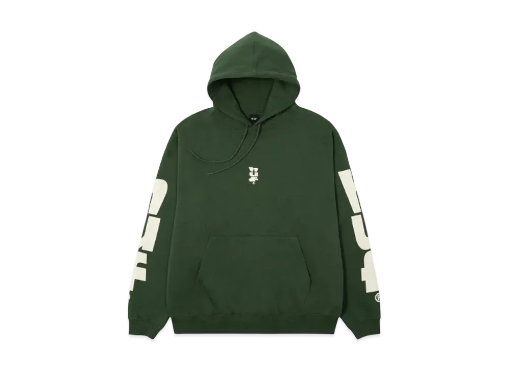 HUF Megablast Stretch Hoodie "Hunter Green"
