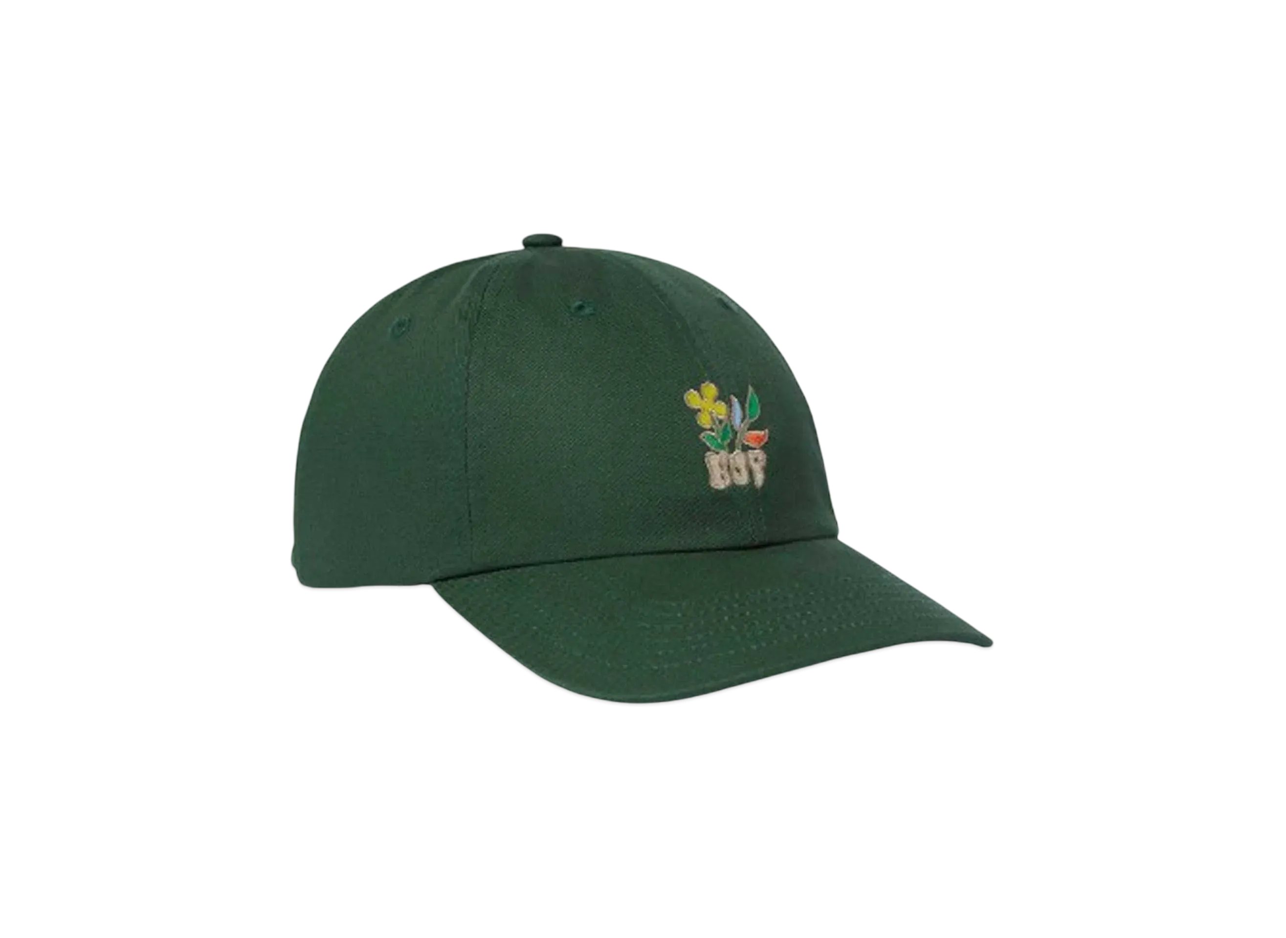 HUF Winter 24 Bloom CV 6 Panel Hat "Hunter Green"