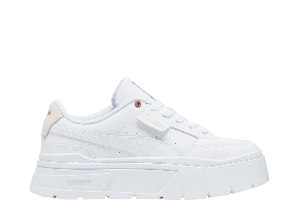 プーマ ウィメンズ メイズ スタック ソフト "ホワイト/ローズベイ"