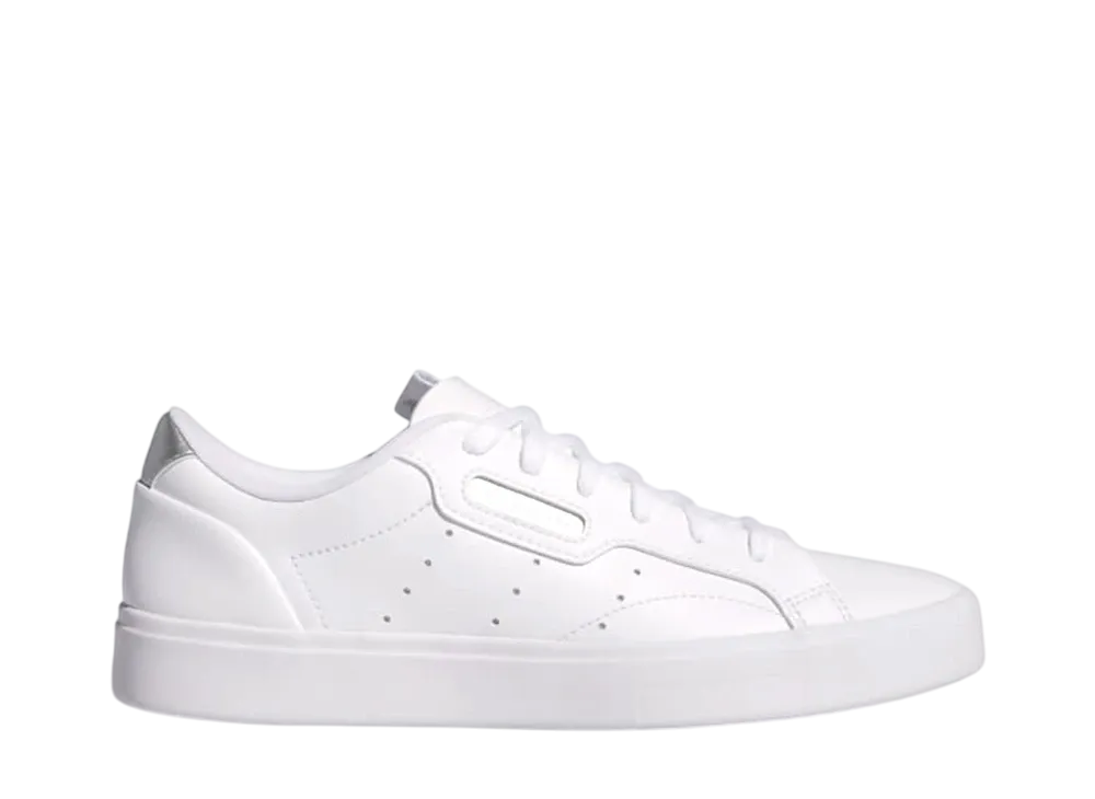 アディダスオリジナルス ウィメンズ スリーク "クラウドホワイト/シルバーメタリック"