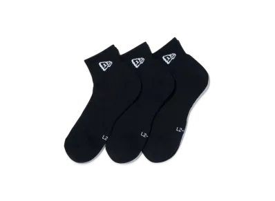 NEW ERA Socks Ankle 3 Pair "Black"