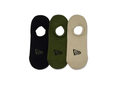 NEW ERA Socks Very Short 3 Pairs Military Pack "Black/Olive/Khaki"