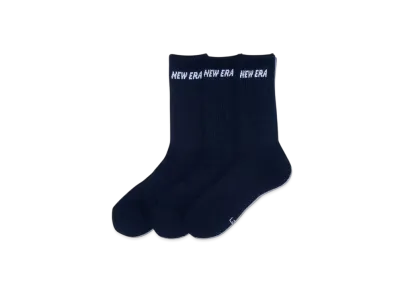NEW ERA Socks Crew 3 Pair "Navy"