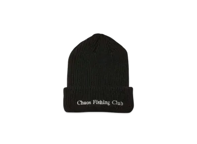 Chaos Fishing Club LOGO WATCH CAP "BLACK"