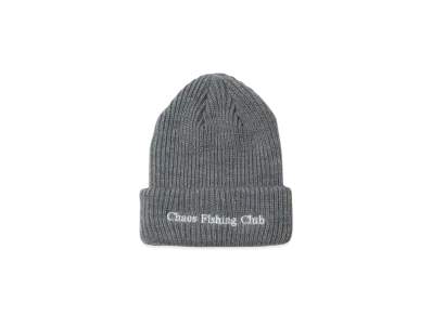 Chaos Fishing Club LOGO WATCH CAP "GRAY"