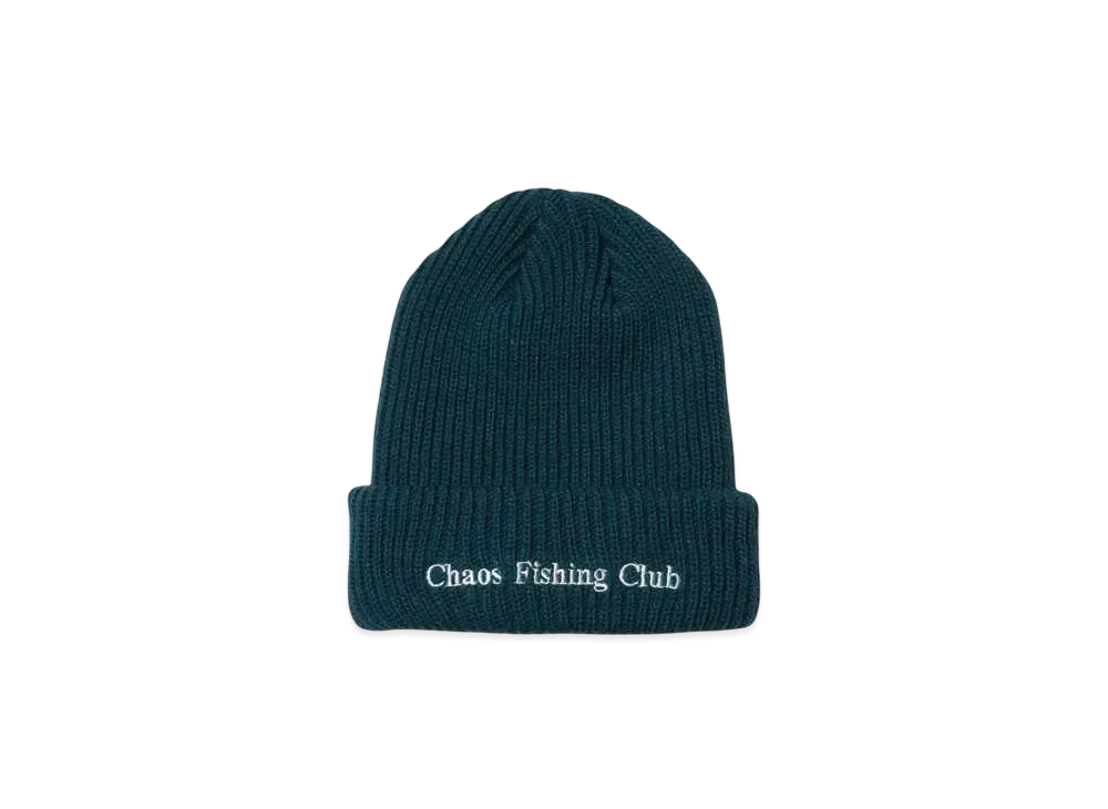 Chaos Fishing Club LOGO WATCH CAP "GREEN"