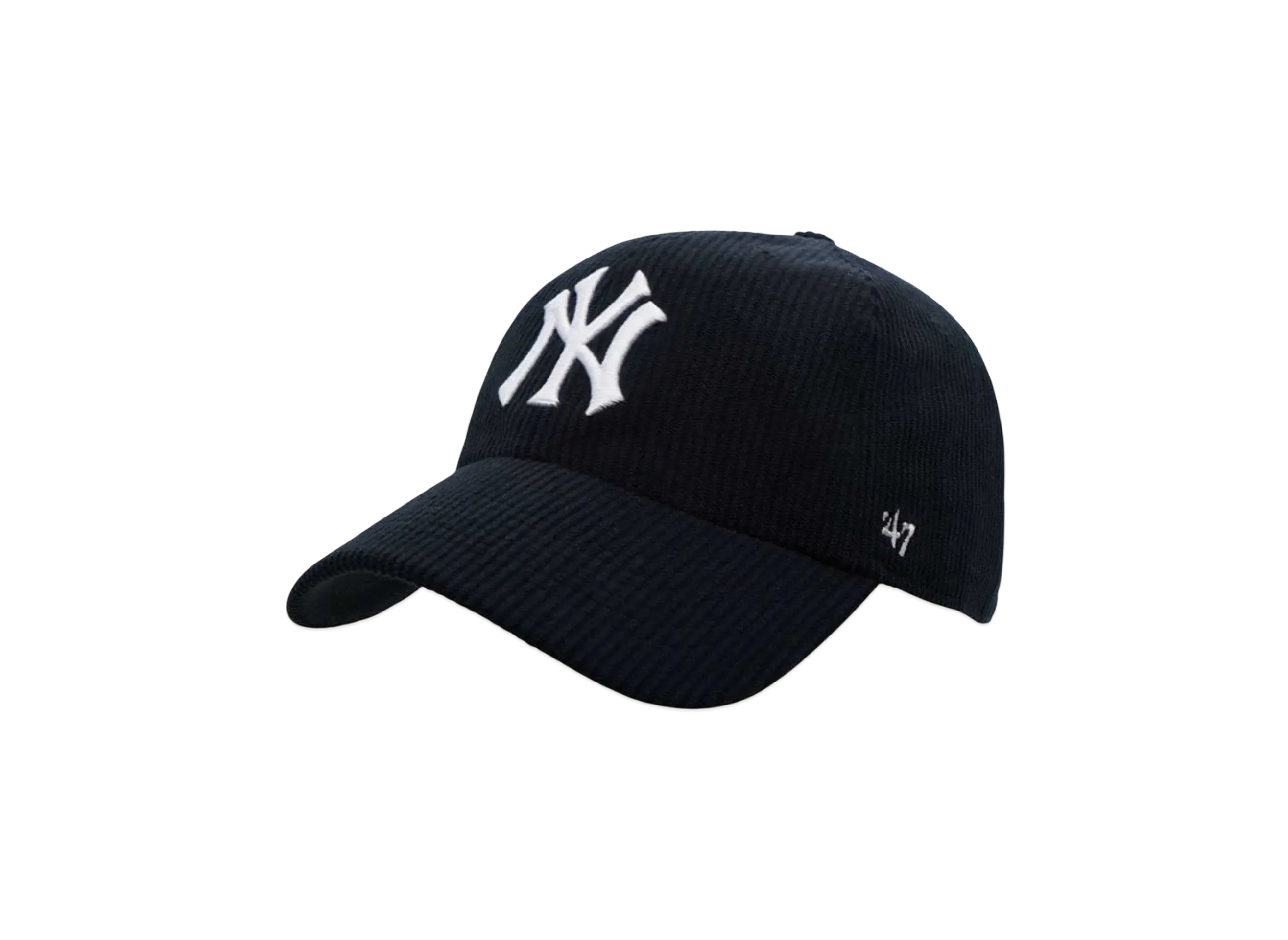 47 YANKEES THICK CORDUROY CLEAN UP "BLACK"