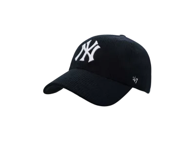 47 YANKEES THICK CORDUROY CLEAN UP "BLACK"