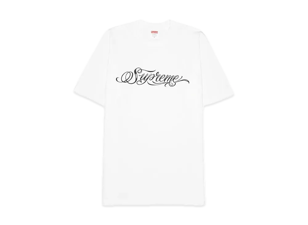 Supreme Script Tee "White"