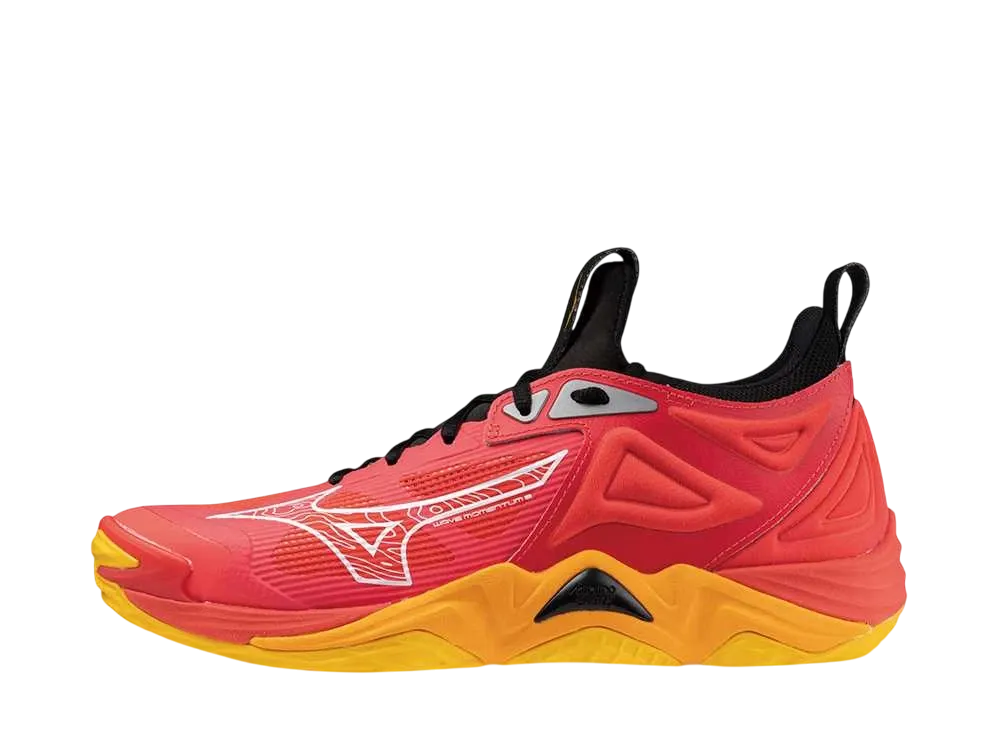 ミズノ ウエーブモーメンタム3 "レッド/ホワイト/オレンジ"