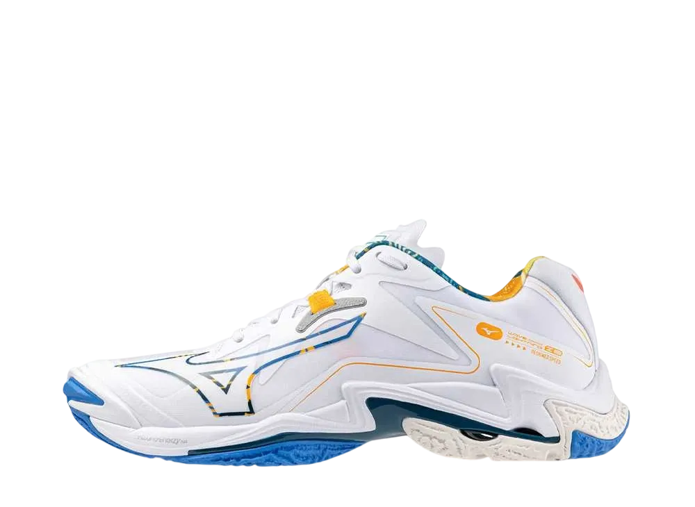 ミズノ ウエーブライトニング Z8 "ホワイト/オレンジ/ブルー"