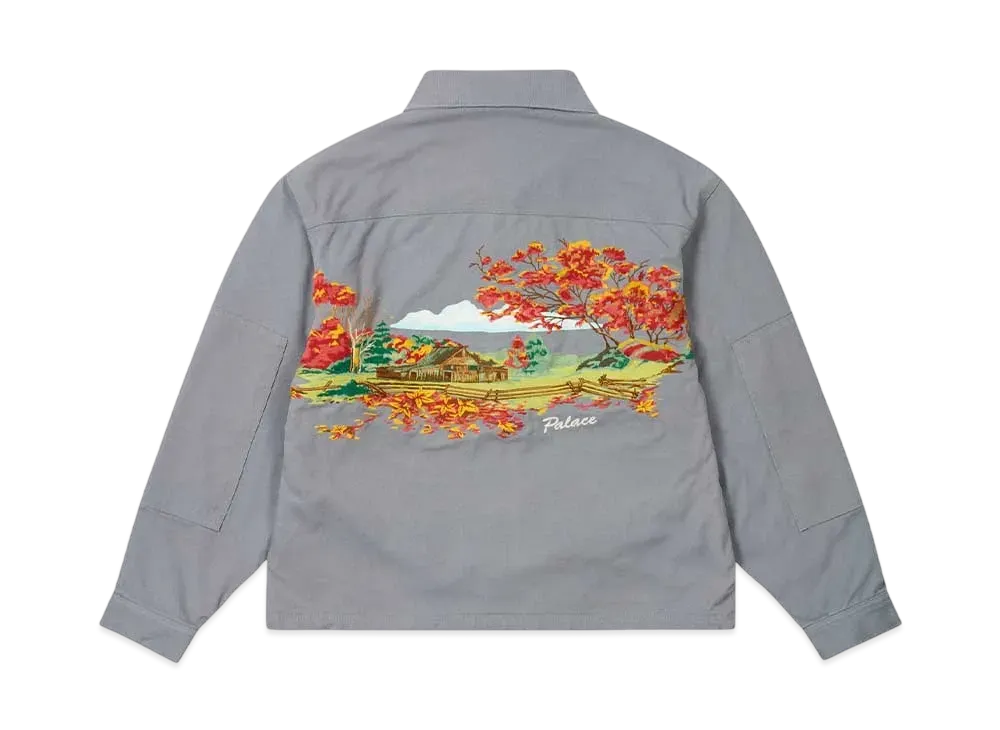 PALACE Utility Fleece Jacket "Grey"