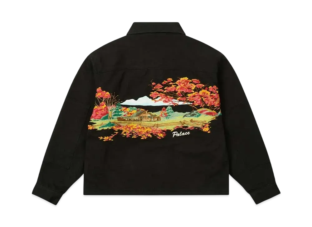 PALACE Utility Fleece Jacket "Black"