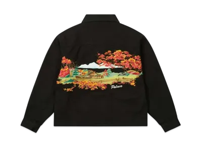 PALACE Utility Fleece Jacket "Black"