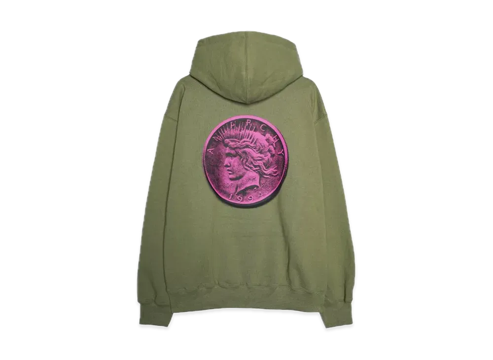 Supreme Anarchy Hooded Sweatshirt "Light Olive"