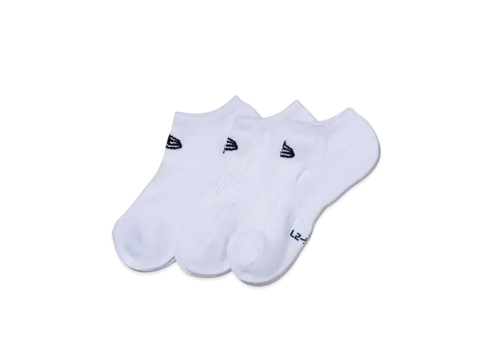 NEW ERA Socks Short 3 Pair "White"