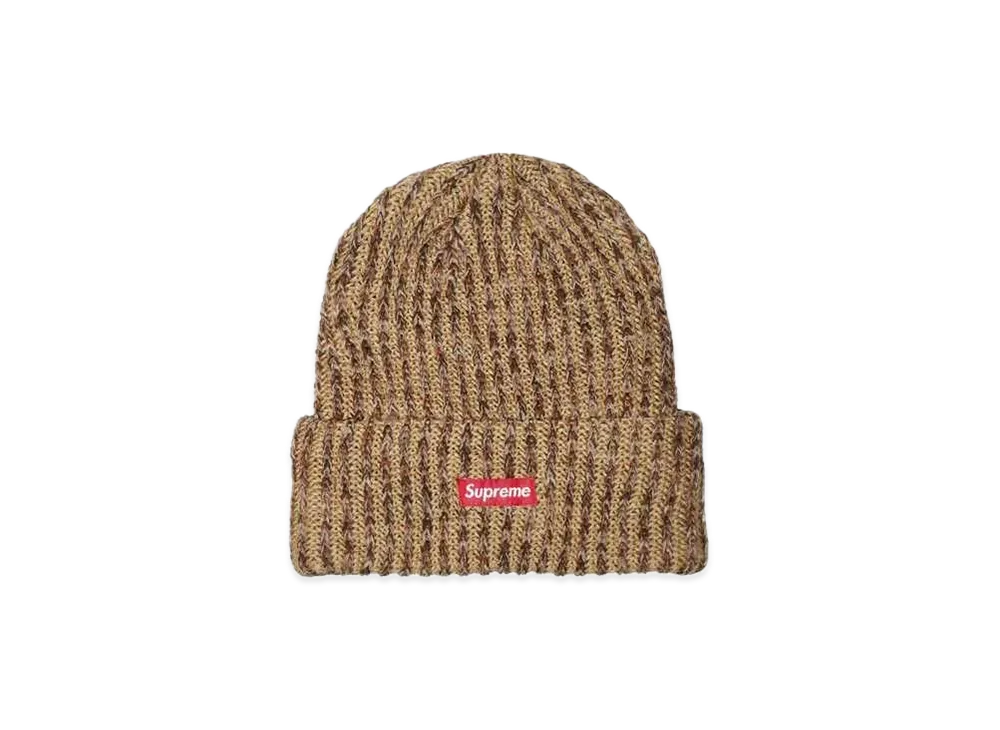 Supreme Rainbow Loose Gauge Beanie "Tan" (24FW)