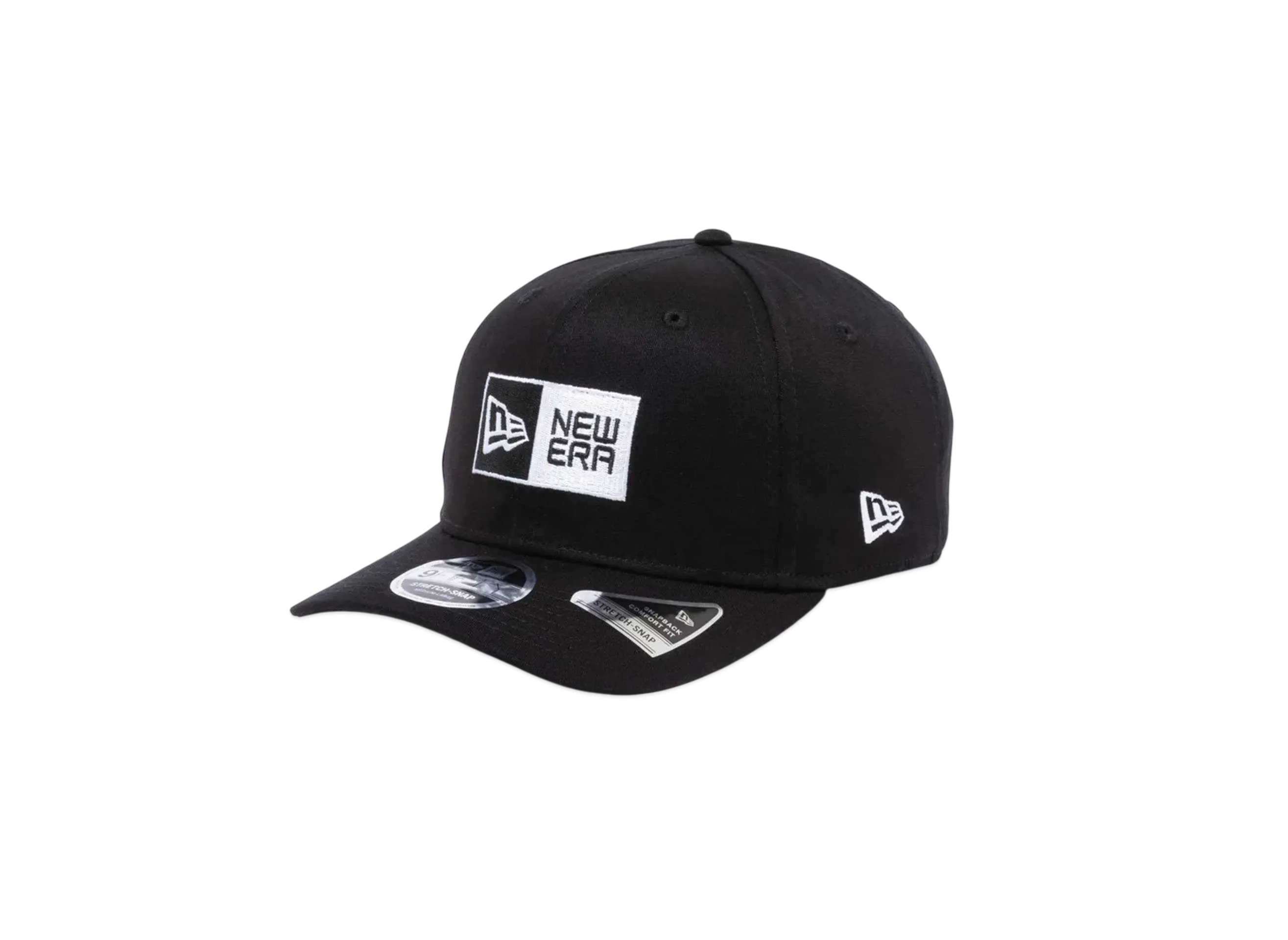 NEW ERA 9Fifty Stretch Snap Box Logo "Black"
