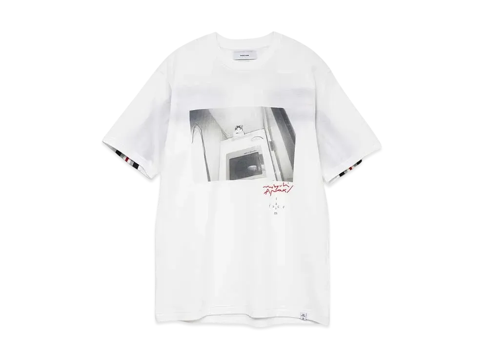 FACETASM x ARAKI Rib Basic Tee "White"