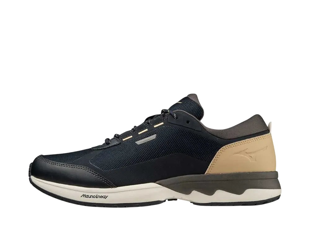 ミズノ ウエーブクロスイー1 "ネイビー/キャメル"