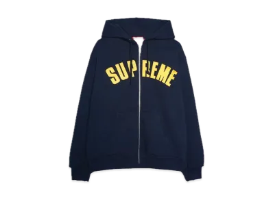 Supreme Arc Thermal Zip Up Hooded Sweatshirt "Navy"