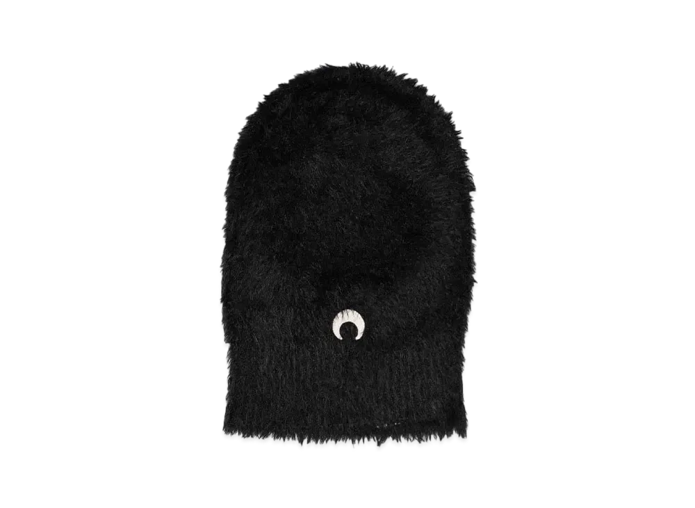 Marine serre WILD PUFFY KNIT BALACLAVA "BLACK"
