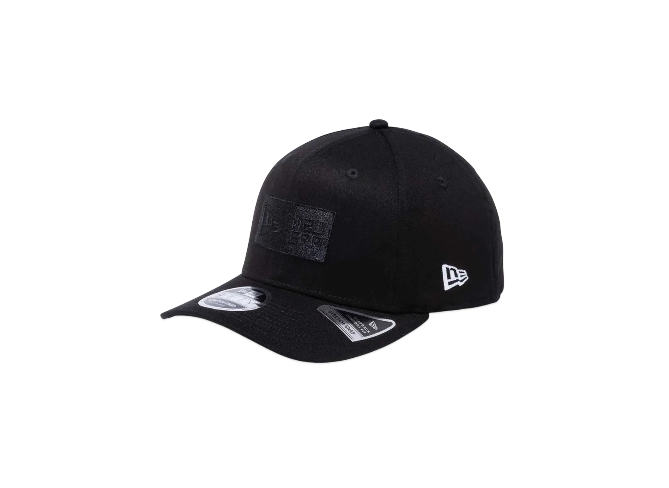 NEW ERA 9Fifty Stretch Snap Box Logo "Black"